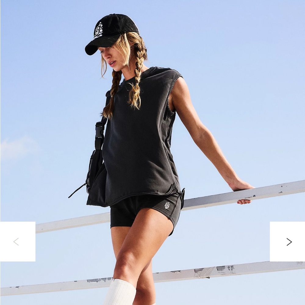 FP Movement by Free People Black Bike Shorts